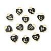 Alloy Enamel Charms ENAM-D046-01G-1
