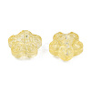 Transparent Spray Painted Glass Beads LS-GLAA-N035-029-C06-3