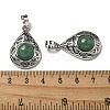 Natural Green Aventurine Pendants G-Q158-05P-22-3