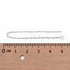 925 Sterling Silver Ear Stud Findings STER-I014-04S-2