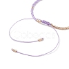 5Pcs 5 Colors Natural Pearl & Glass Seed Braided Bead Bracelets Set for Women BJEW-JB08888-6