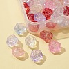 64Pcs 8 Colors Transparent Electroplate & Baking Painted Glass Beads GLAA-FS0001-37-4