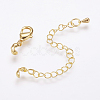 Long-Lasting Plated Brass Chain Extender KK-F711-11G-2