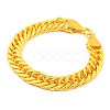 Brass Cuban Link Chain Bracelets BJEW-G710-01G-2
