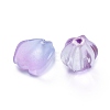 Electroplate Transparent Glass Beads EGLA-L027-D06-2