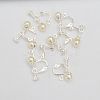Brass Clip-on Earring Findings KK-WH20003-07D-1
