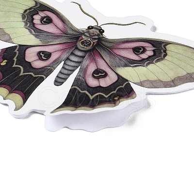 50Pcs Moth PVC Self Adhesive Cartoon Stickers STIC-B001-19-1