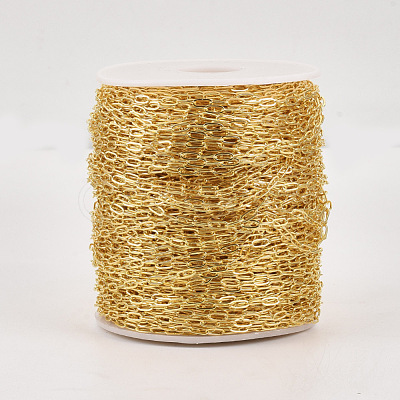 Brass Paperclip Chains CHC-S008-001D-G-1