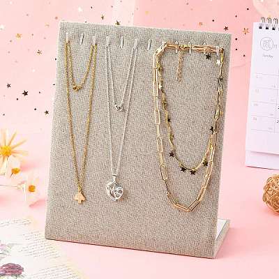 Wood Necklace Display Stands NDIS-N010-01-1