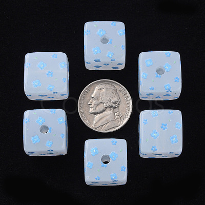Printed Acrylic Beads MACR-S374-11C-02-1