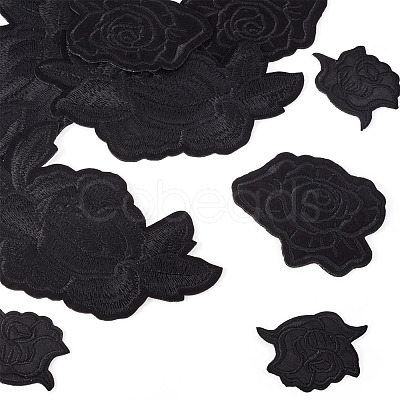 9Pcs 3 Styles Computerized Embroidery Cloth Patches PATC-TA0001-28-1