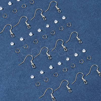 60Pcs Brass Earring Hooks DIY-FS0007-60P-1