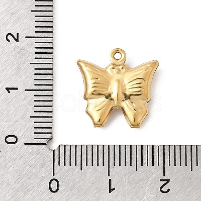 304 Stainless Steel Pendants STAS-G389-02G-08-1