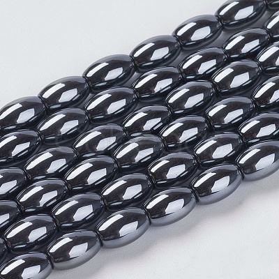Non-magnetic Synthetic Hematite Beads Strands X-G-H1080-1-1