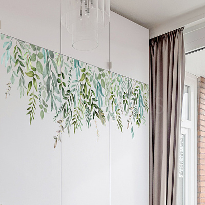 Translucent PVC Self Adhesive Wall Stickers STIC-WH0015-338-1