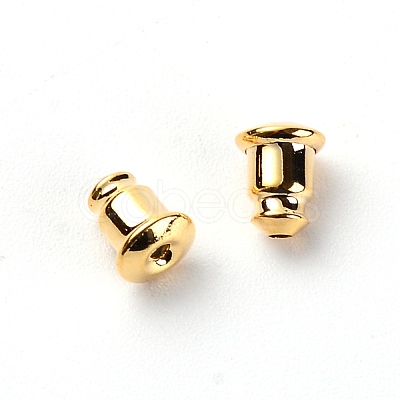 Brass Ear Nuts KK-WH0038-19G-A-1