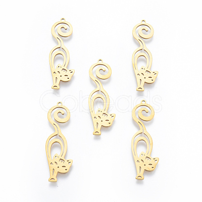 201 Stainless Steel Pendants STAS-N090-LA930-2-1