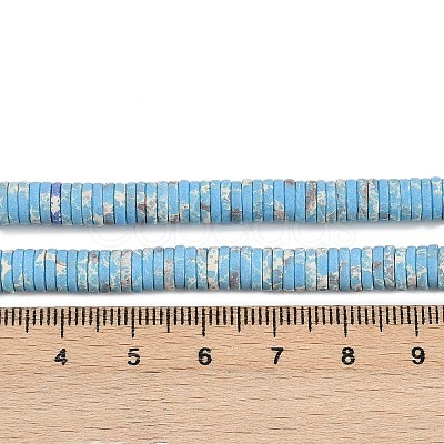 Dyed Synthetic Imperial Jasper Beads Strands G-A272-C06-02-1
