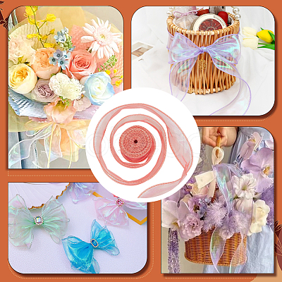 Polyester Iridescent Ribbon OCOR-WH20002-08B-1