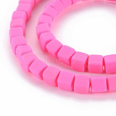 Handmade Polymer Clay Beads Strands X-CLAY-T020-09A-1