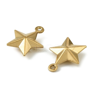 304 Stainless Steel Charms. Star Charm STAS-A190-05G-1