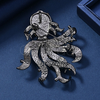 Goldfish Alloy Rhinestone Brooches PW-WG29E88-01-1
