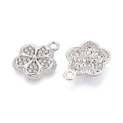 Alloy & Crystal Rhinestone Pendants PALLOY-T095-03P-1
