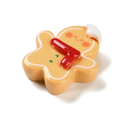 Christmas Theme Opaque Resin Decoden Cabochons LS-RESI-F053-D02-1