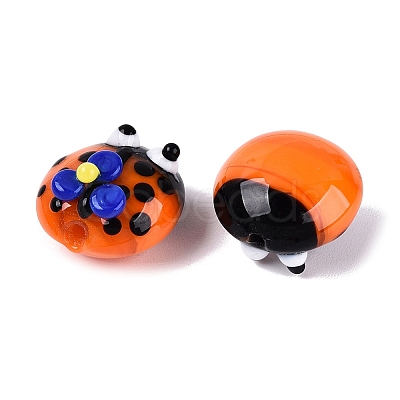 Handmade Bumpy Lampwork Beads LAMP-Q039-15B-1