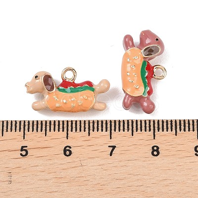 Alloy Enamel Pendants ENAM-A012-01G-1