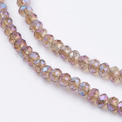 Glass Beads Strands GLAA-F078-1