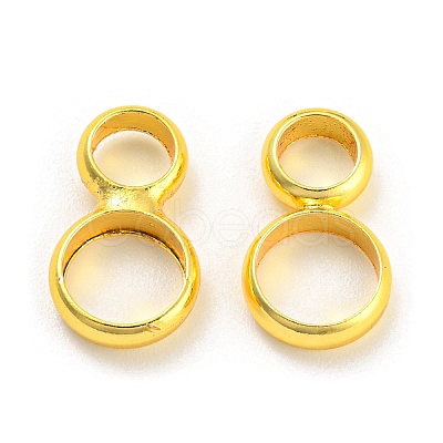 Rack Plating Brass Connector Charms KK-P240-02G-1