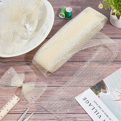 Polyester Mesh Fabric DIY-WH0671-002A-1