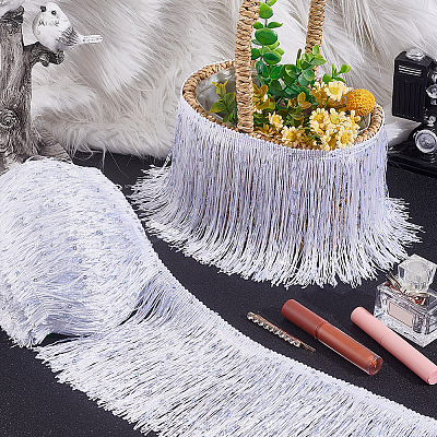 10M Polyester Fringe Trimmings DIY-OC0011-45-1