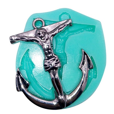 Cross & Anchor Pendant Food Grade Silicone Molds LS-DIY-M040-06-1
