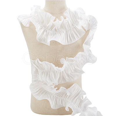 Polyester Organza Wavy Lace WH-WG75920-01-1