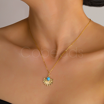 Brass Pendant Necklaces ZR8847-1