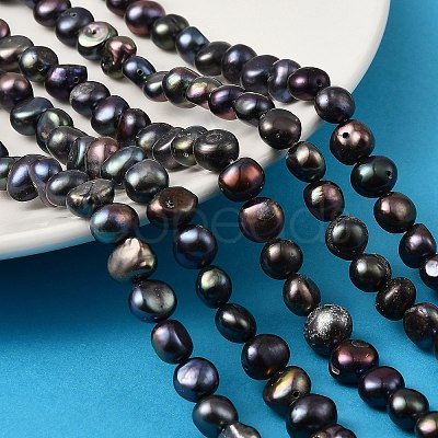 Natural Cultured Freshwater Pearl Beads Strands PEAR-P064-19J-05E-1