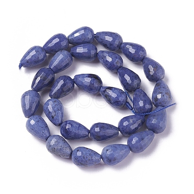 Natural Dumortierite Quartz Beads Strands G-P422-30-1