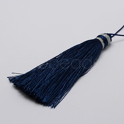 Nylon Tassels Big Pendant Decorations HJEW-L010-12-1