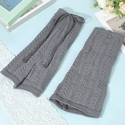 Acrylic Fibers Socks for Women AJEW-WH20060-48C-1
