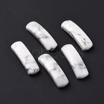 Natural Howlite Connector Charms G-D460-02M-1