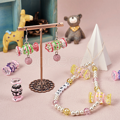 14Pcs 7 Style Transparent Acrylic Beads FIND-TA0002-42-1