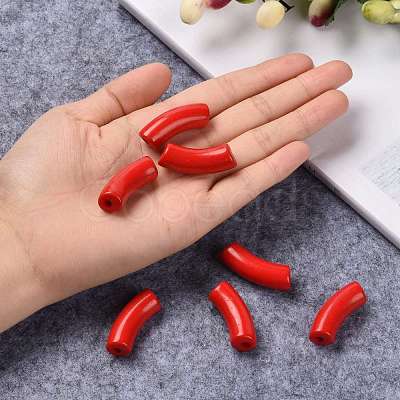 Opaque Acrylic Beads SACR-S677-021-1