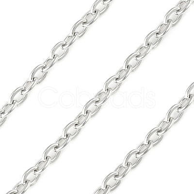 Tarnish Resistant 304 Stainless Steel Cable Chains CHS-F001-03P-1