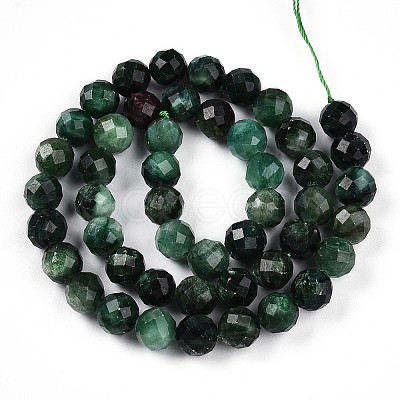 Natural Fuchsite Beads Strands G-T140-20B-1