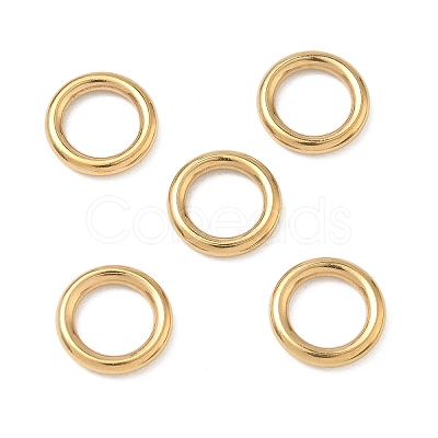 Ion Plating(IP) 304 Stainless Steel Closed Jump Rings STAS-G393-06G-01-1