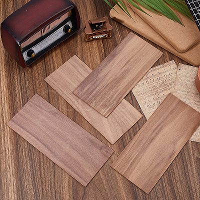 Walnut Wood Guitar Head DIY-WH0816-082-1