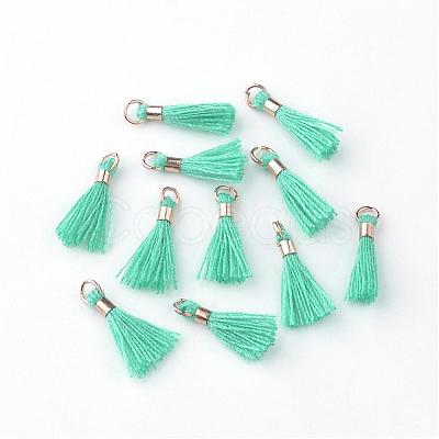 Polycotton(Polyester Cotton) Tassel Pendant Decorations OCOR-S102-30-1
