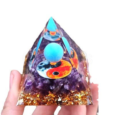 Orgonite Pyramid Resin Energy Generators PW-WGD317D-02-1